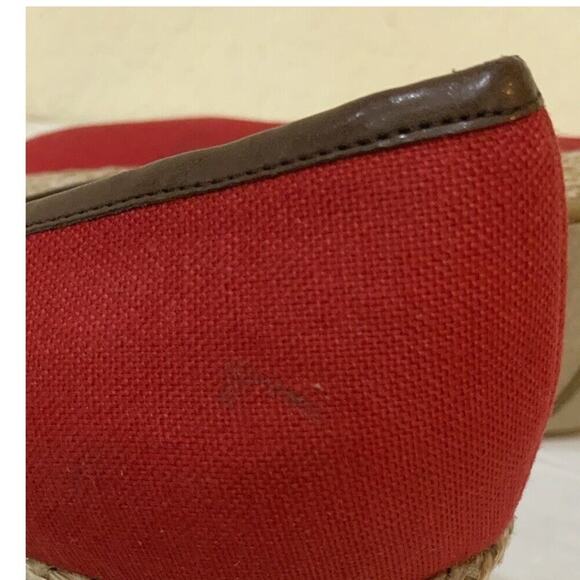 Merona Wenda Shoes Women's Size 8.5 Espadrilles Open Toe Slip On Platform Heels - Picture 10 of 11